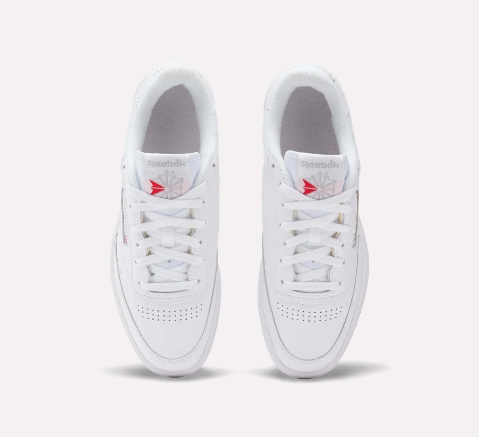 Reebok Club C 85 White Grey （AR0455N ）100000154 Men Size 9-13 Brand New