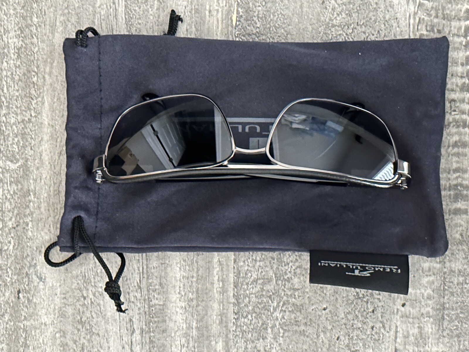 Remo Tulliani Men’s Envy VIS121 Rectangular Sunglasses – Measures 58, 15 & 135mm