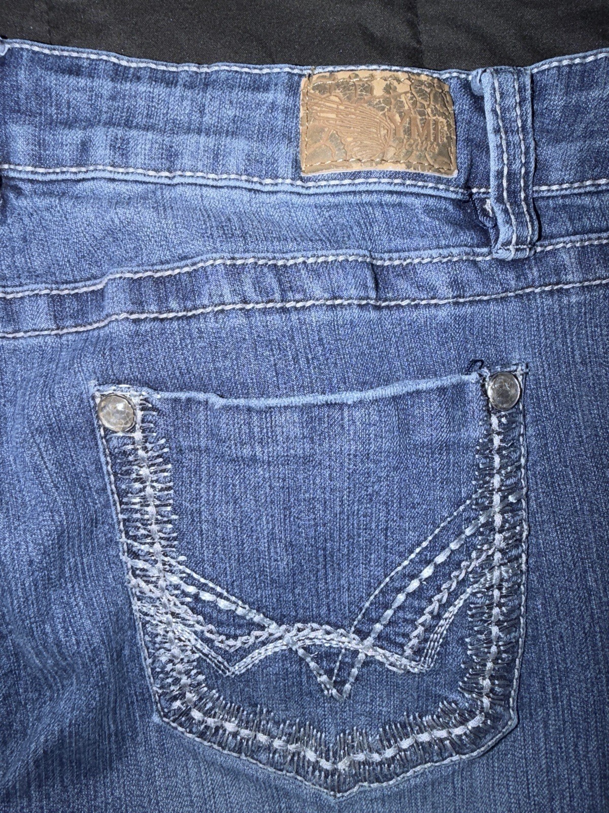 Bootcut Denim Women’s Size 15 Blue Mid Rise Cotton Blend