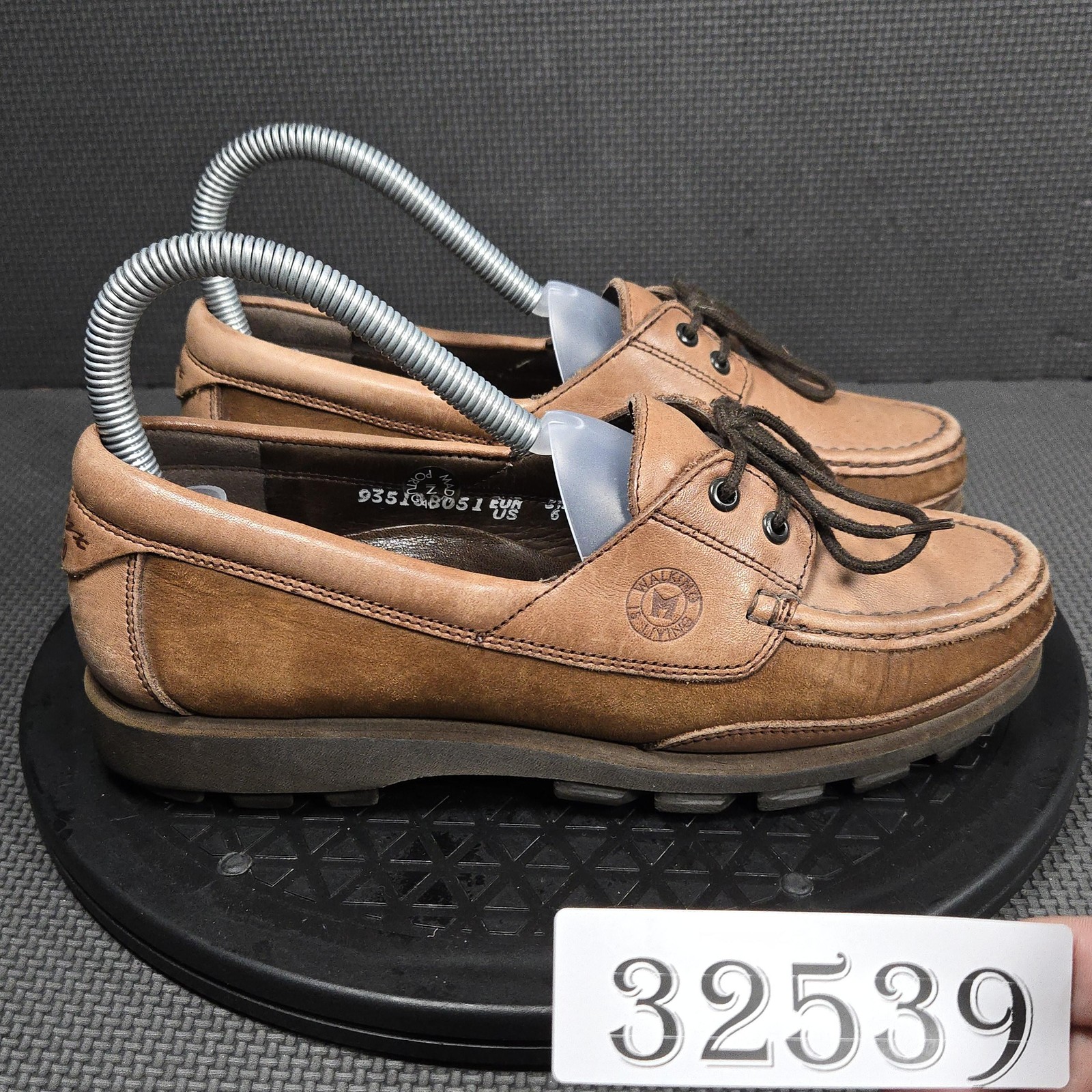 Mephisto Ralyn Shoes Womens Size 6 Brown Leather Moc Toe Boat Comfort Casual