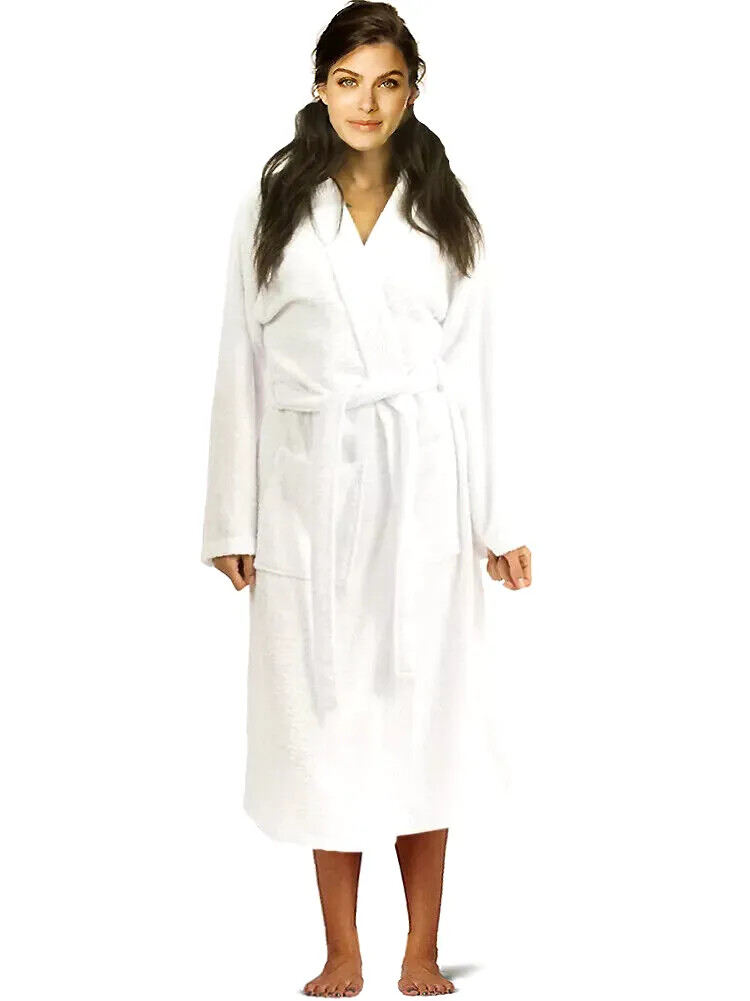 100% Cotton Terry Kimono Robe Towel Terry Bathrobe Unisex Kimono Terry Spa Cover