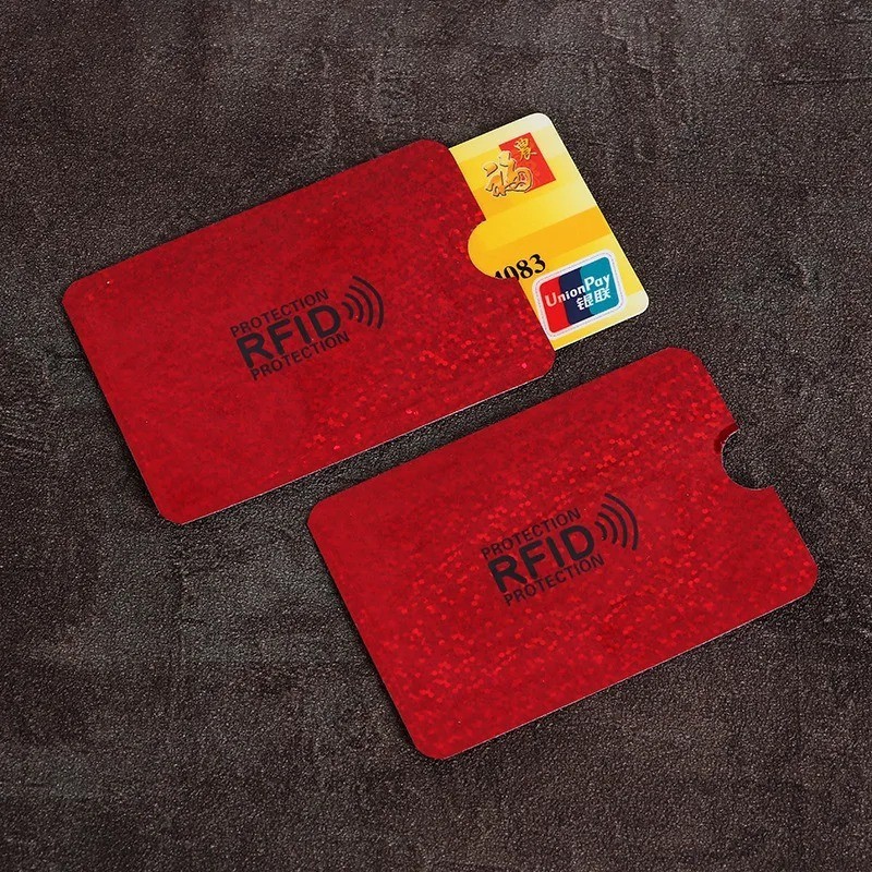 10PCS Anti RFID Blocking Card Sleeve-Secure Credit/Debit Card Holder ID Wallet