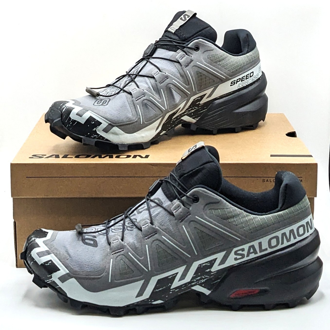 Salomon “Speedcross 6” Men’s Moderate Terrain Running Shoe [Quiet Shade] – NEW