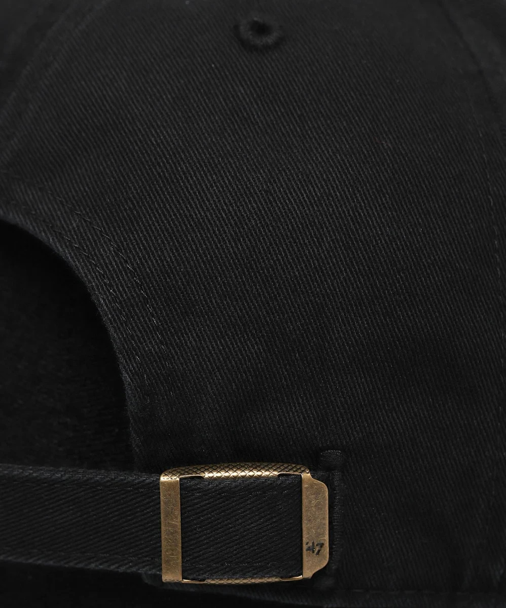 NWT 47 BRAND Los Angeles Dodgers ’47 Clean Up Strapback Hat Black/White