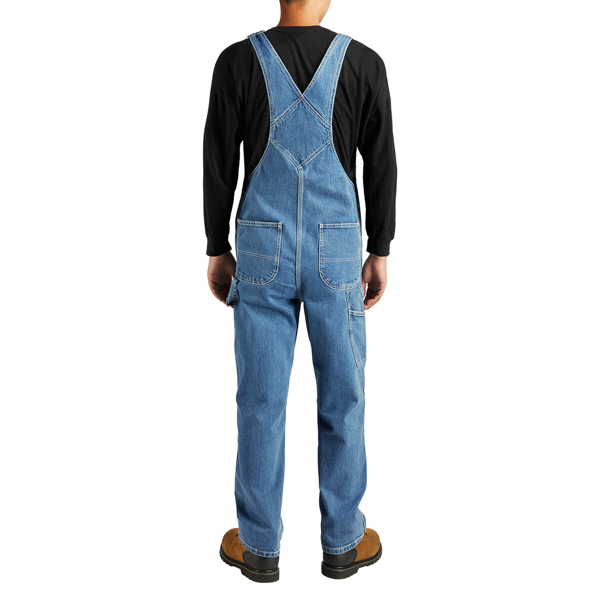 HISEA Men Bib and Brace Dungaree Overalls Heavy Duty Workwear Coveralls Jumpsuit
