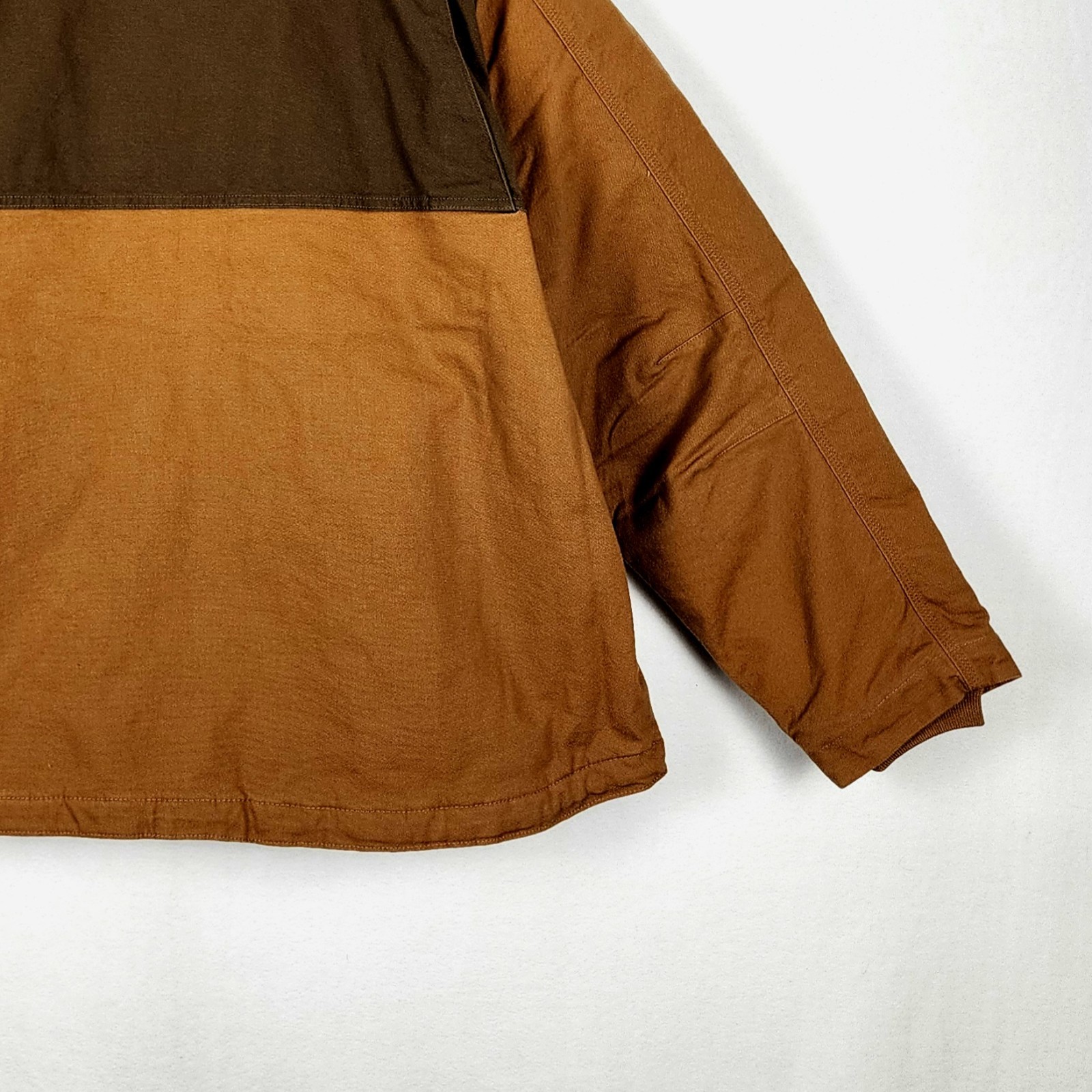 NWT Carhartt Montana 2-Tone Brown Rugged Flex Duck Insulated Zip Jkt Men 2XL