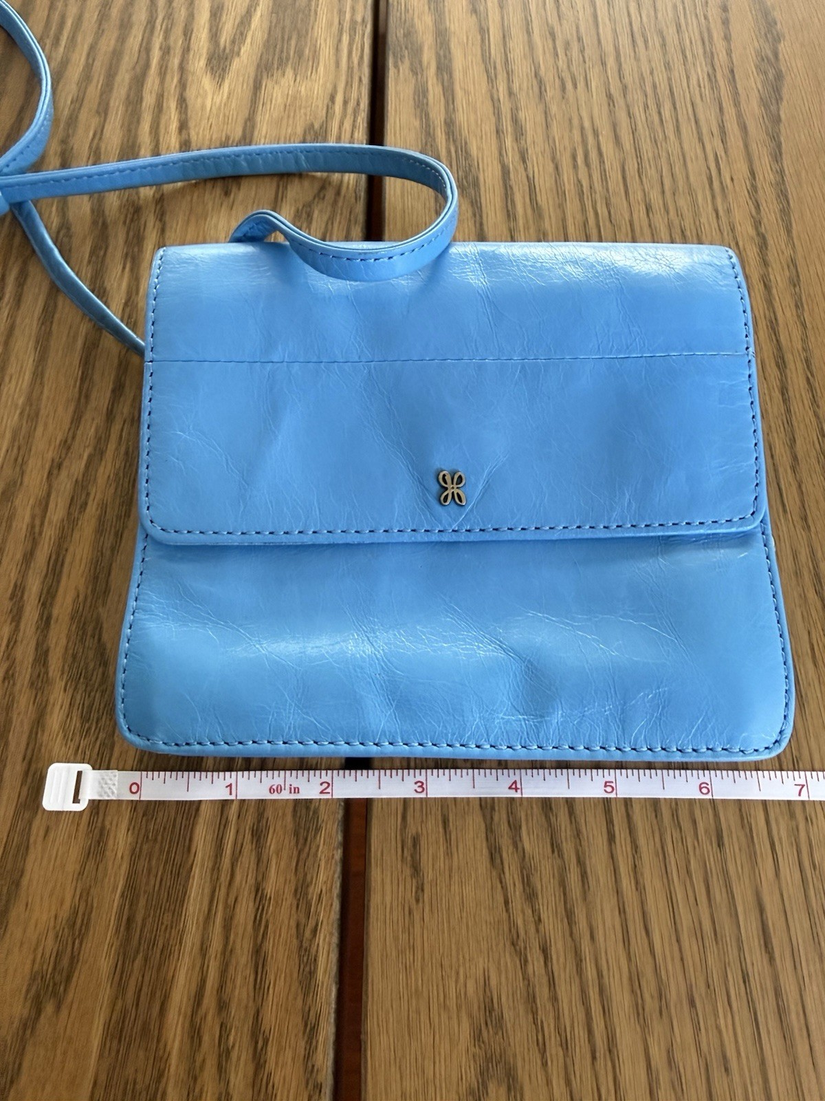 HOBO Jill Wallet Women’s Crossbody Bag Purse in Tranquil Blue