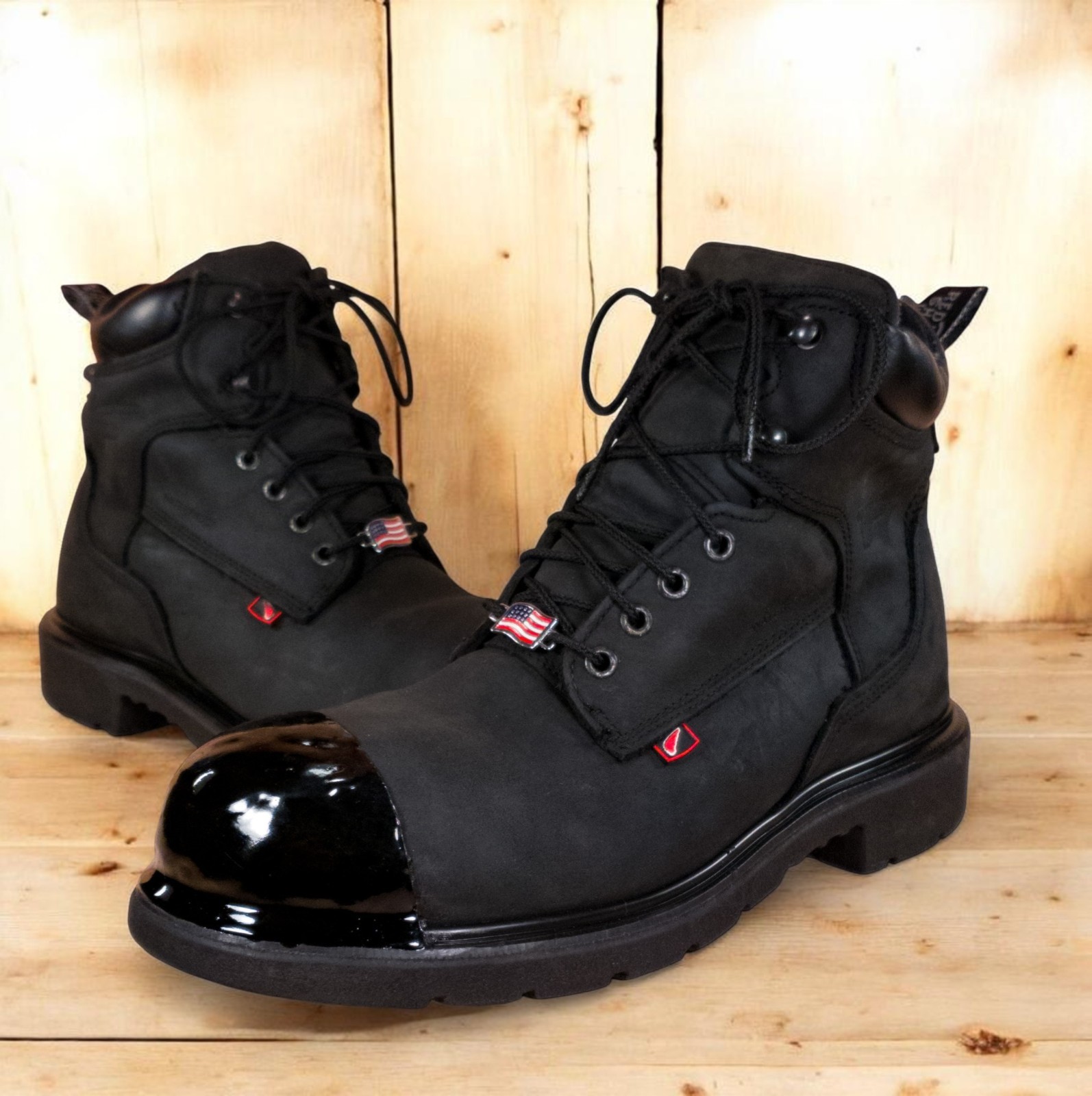 Red Wing 4217 Waterproof Boots with Tuff Toe Size 9 Wide (Steel Toe) (USA)