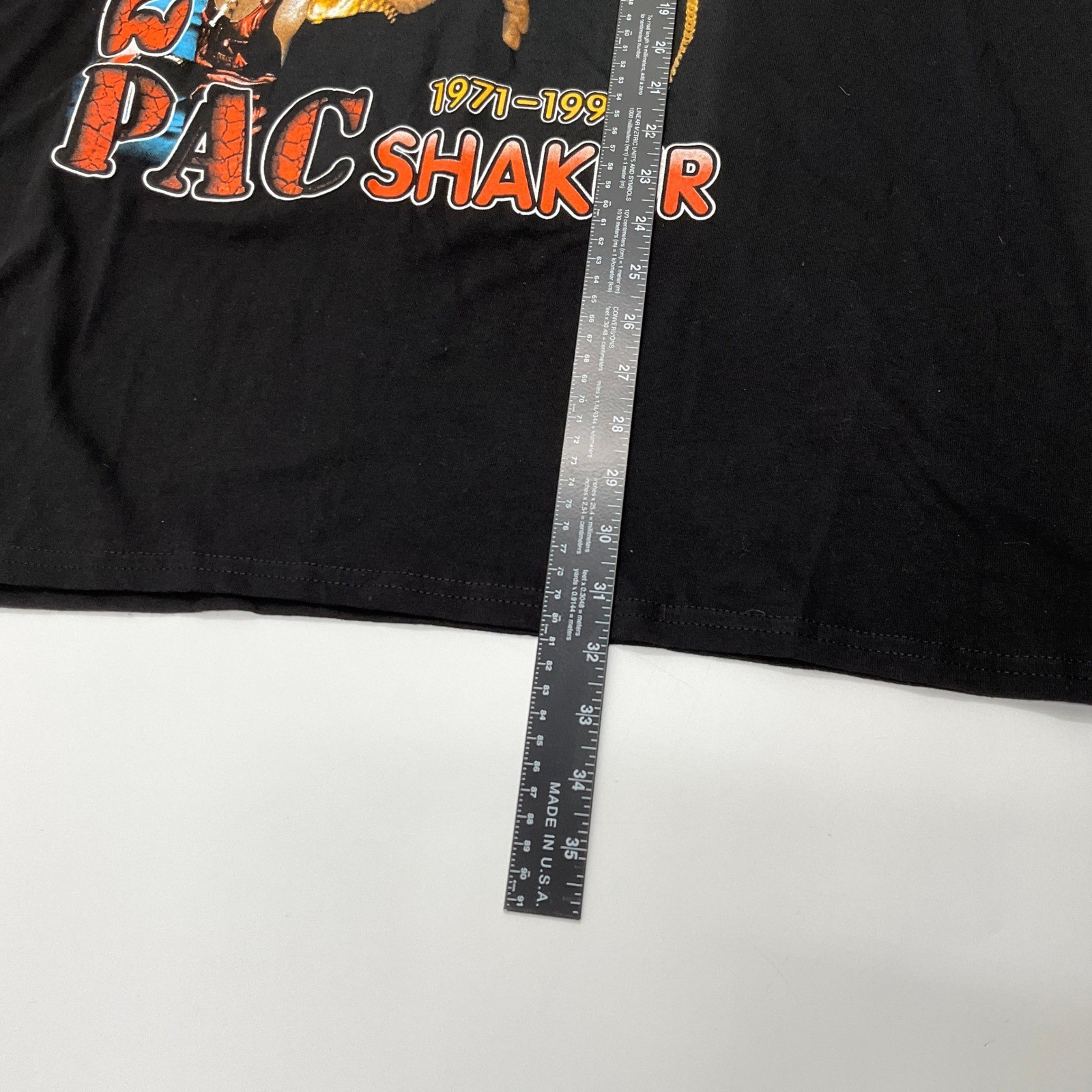 Tupac Biggie Graphic T-Shirt 2 XL Black Rap LegendsTee 90s Hip Hop Streetwear
