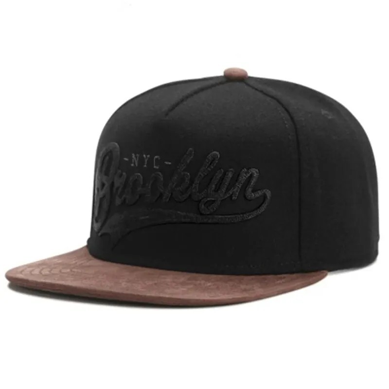 Brooklyn NYC Snapback Hat–Flat Brim Streetwear New York NY Cotton Baseball Cap