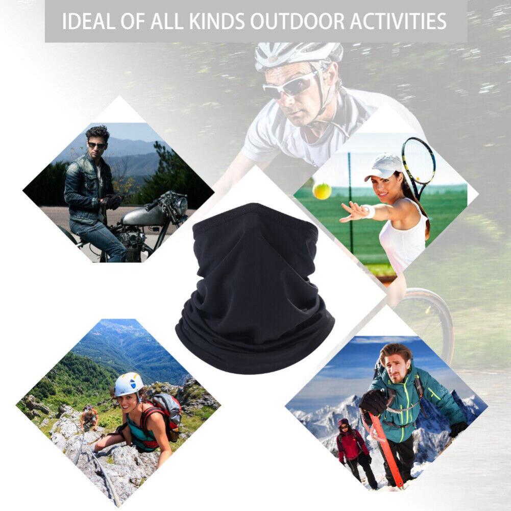 Outdoor UV Protection Half Face Mask Scarf Cycling Magic Neck Gaiter Face Cover