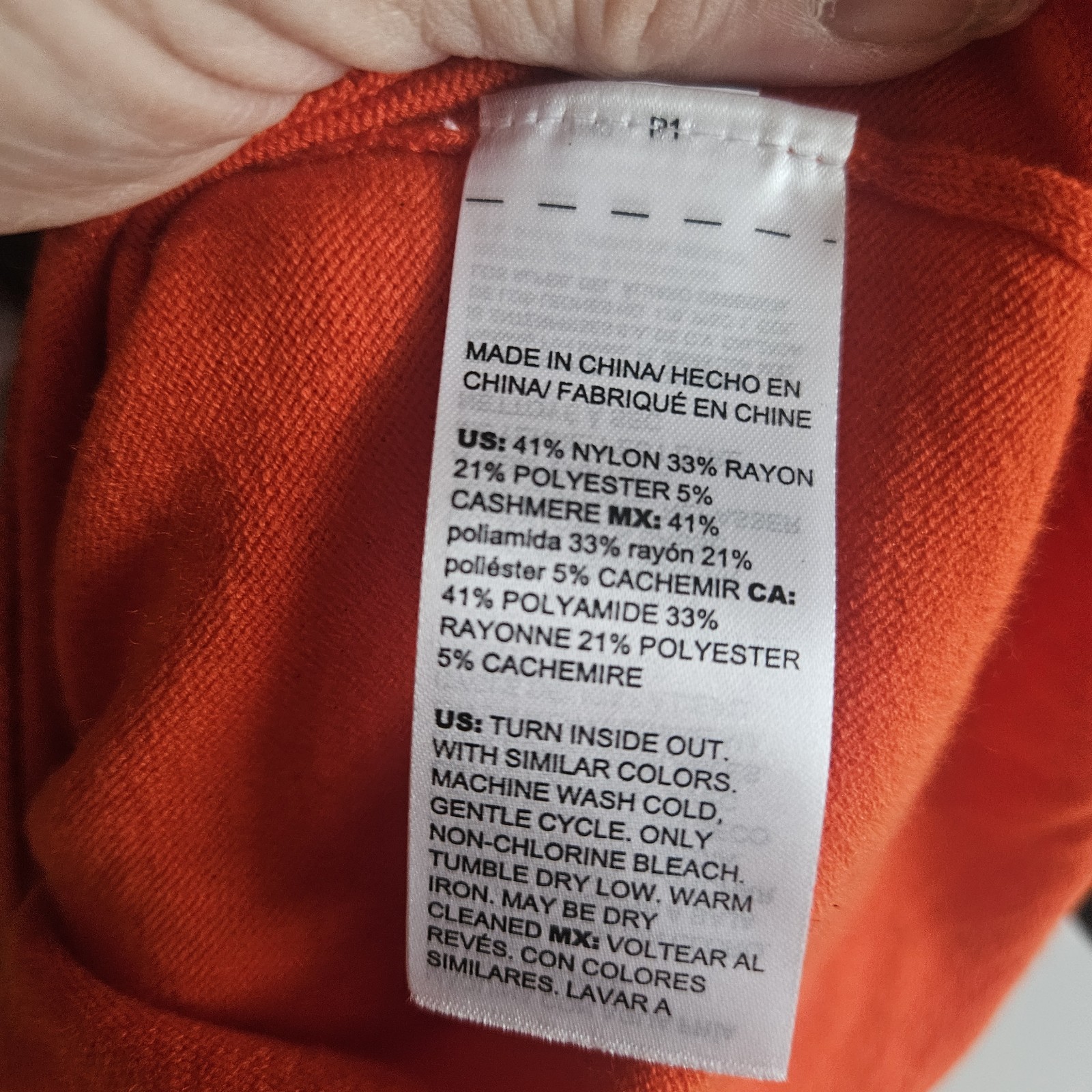 Chicos Medium Size 1 Soft Warm Cashmere Blend Tunic Sweater Oversized Colorful