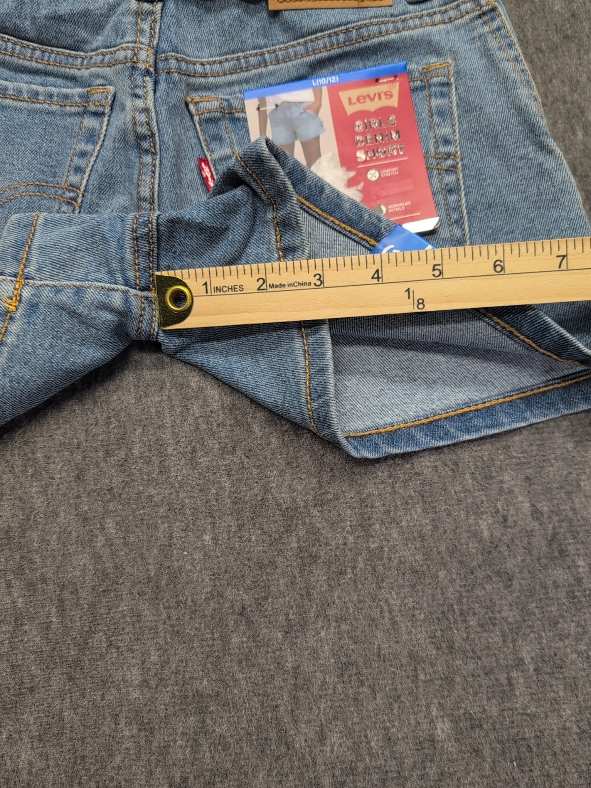 Levi’s Girls Easy Care 5 Pockets Comfortable Shorts