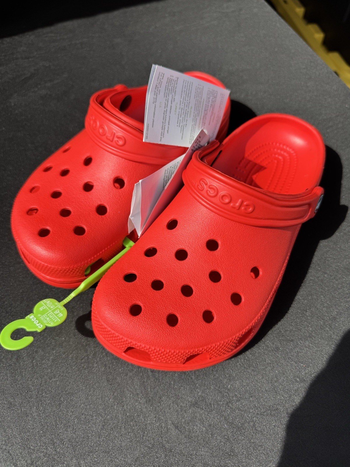Crocs Red 9M men’s – 11W Women’s Classic Clogs Fast Shipping. 🐊