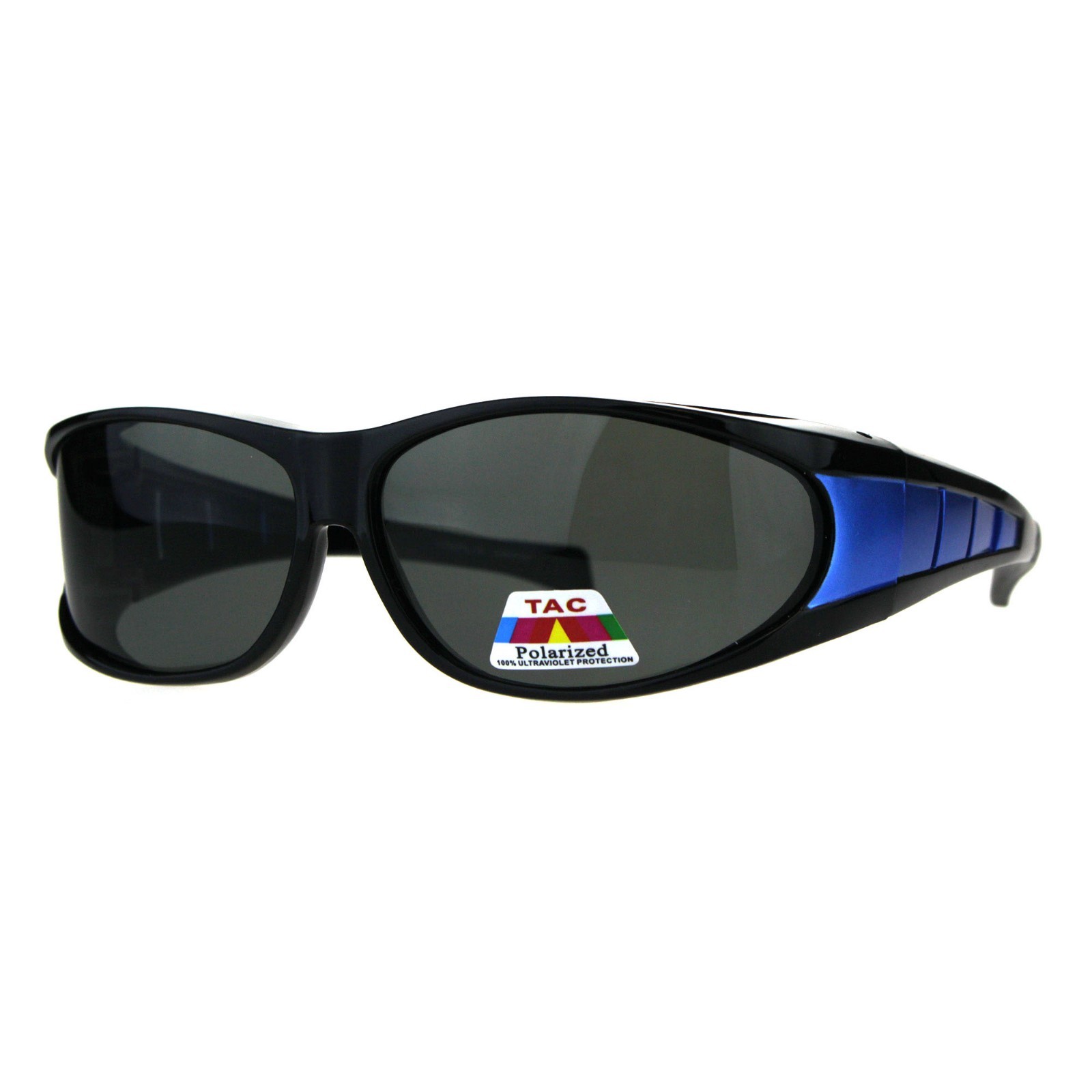 TAC Polarized Lens Fit Over Sunglasses Over The Glasses Large Oval Frame