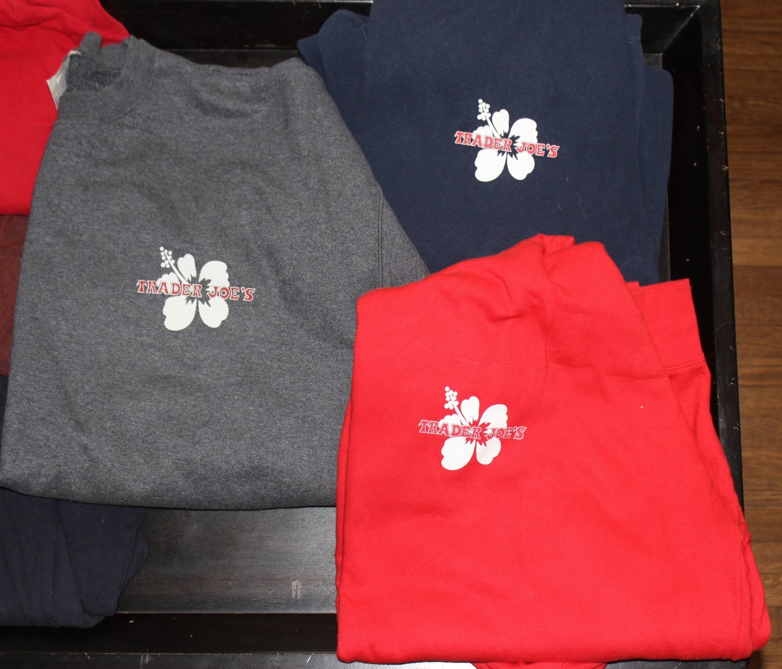 Trader Joe’s T-Shirts & Sweatshirts Lot XL (Used, kept in great condition)