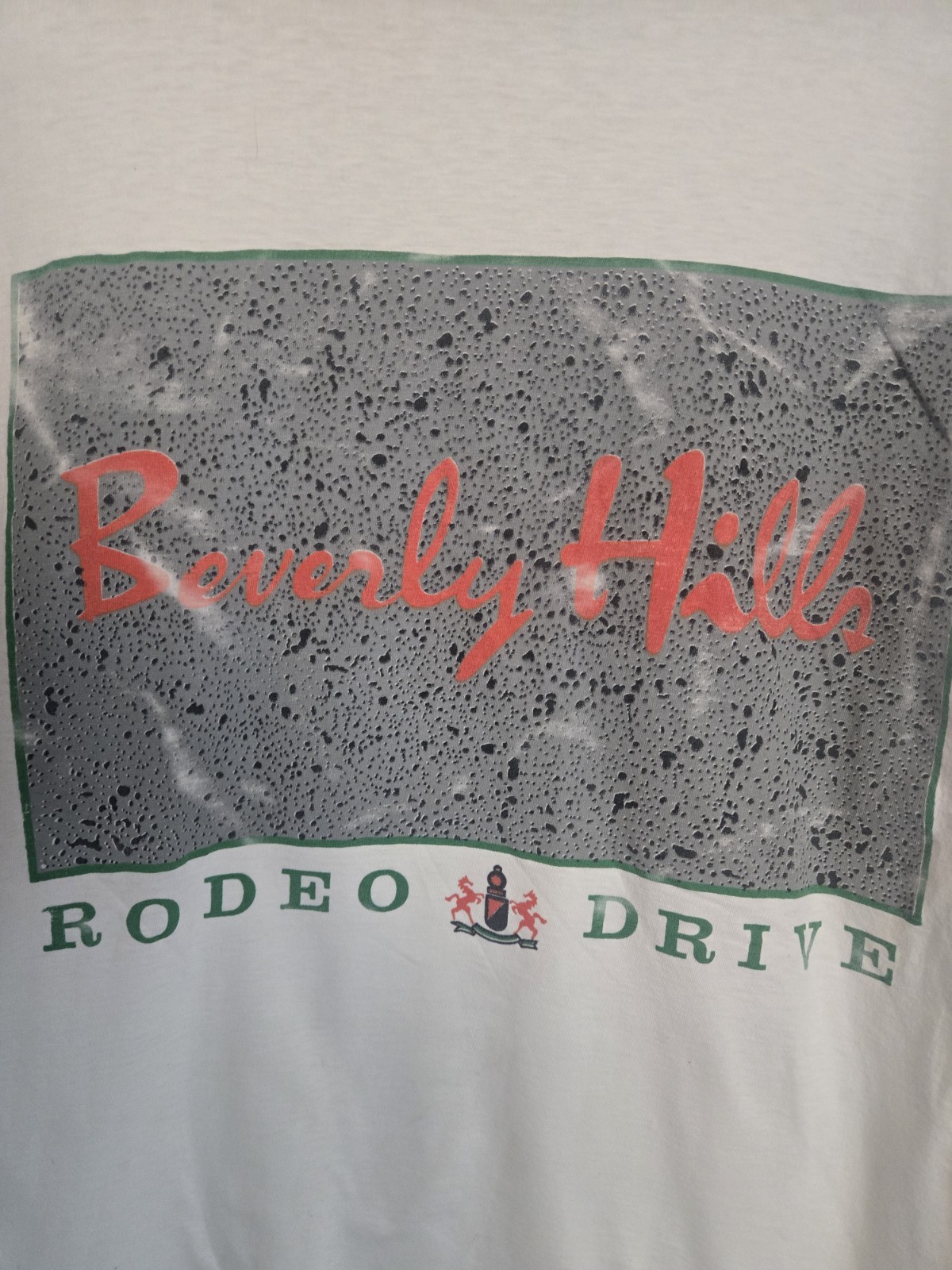 Vintage 90s Beverly Hills Rodeo Drive Single Stitch T-Shirt Sz Med Tourist L.A.