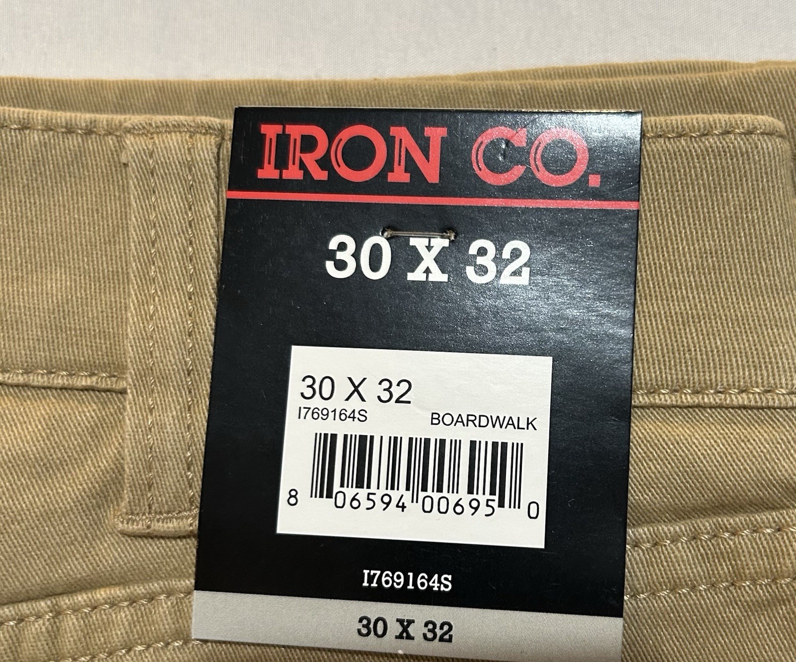 Iron Co. Men’s Classic Stretch Comfort Patriot Pants Boardwalk Khaki 30 X 32