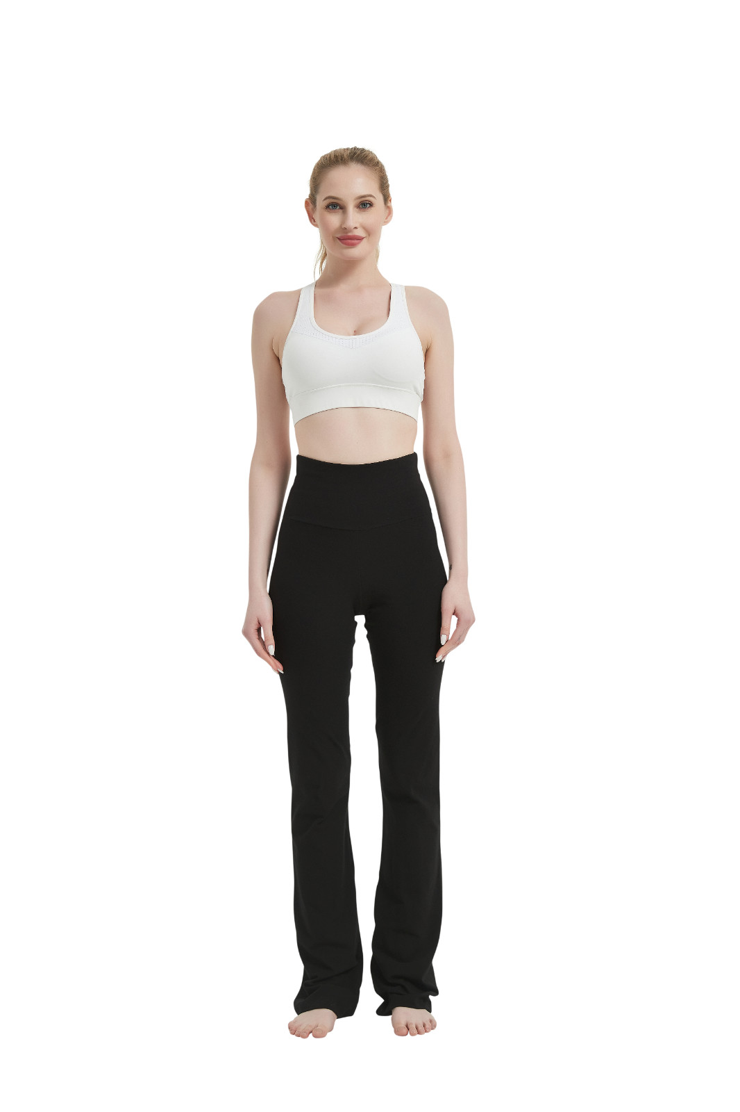 Cotton Spandex High Rise Bootcut Flare Yoga Pants Legging S-4XL (32″ Inseam)