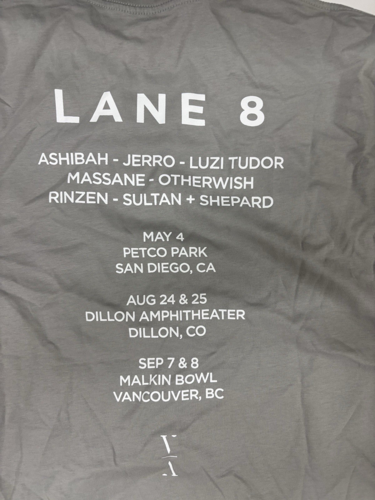 Lane 8 EDM DJ This Never Happened Summer Gatherings 2024 T-shirt Choose Size