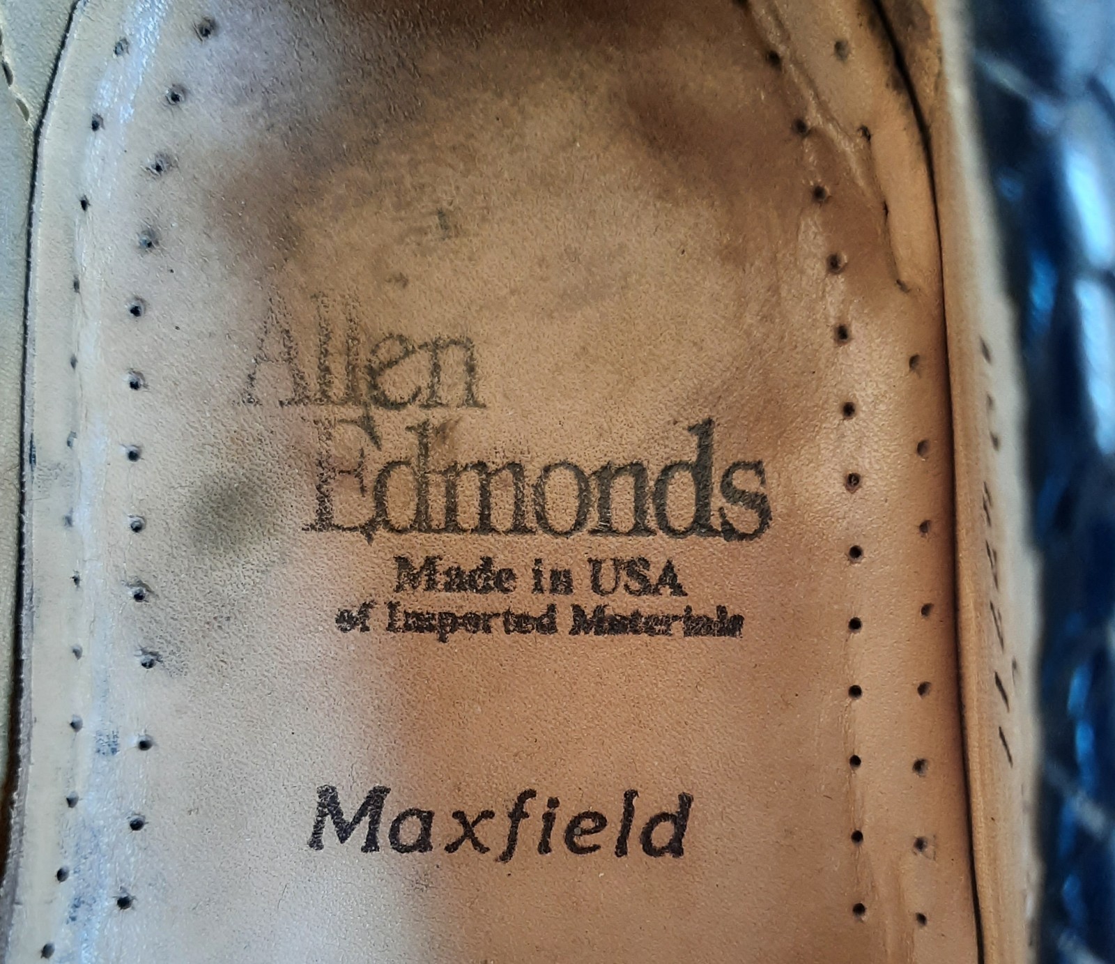 Allen Edmonds Maxfield Black 10 C