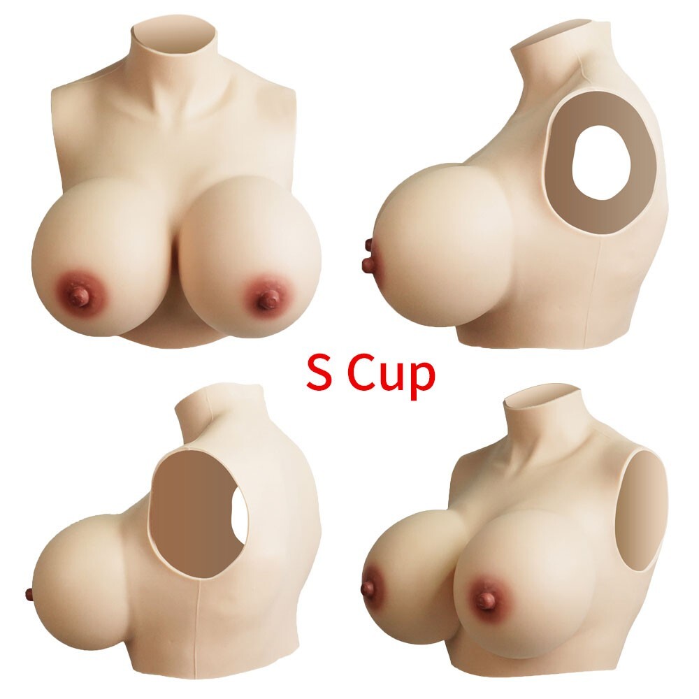X Cup Huge Boobs S Cup Silicone Breast Forms Breastplate Crossdresser Drag Queen