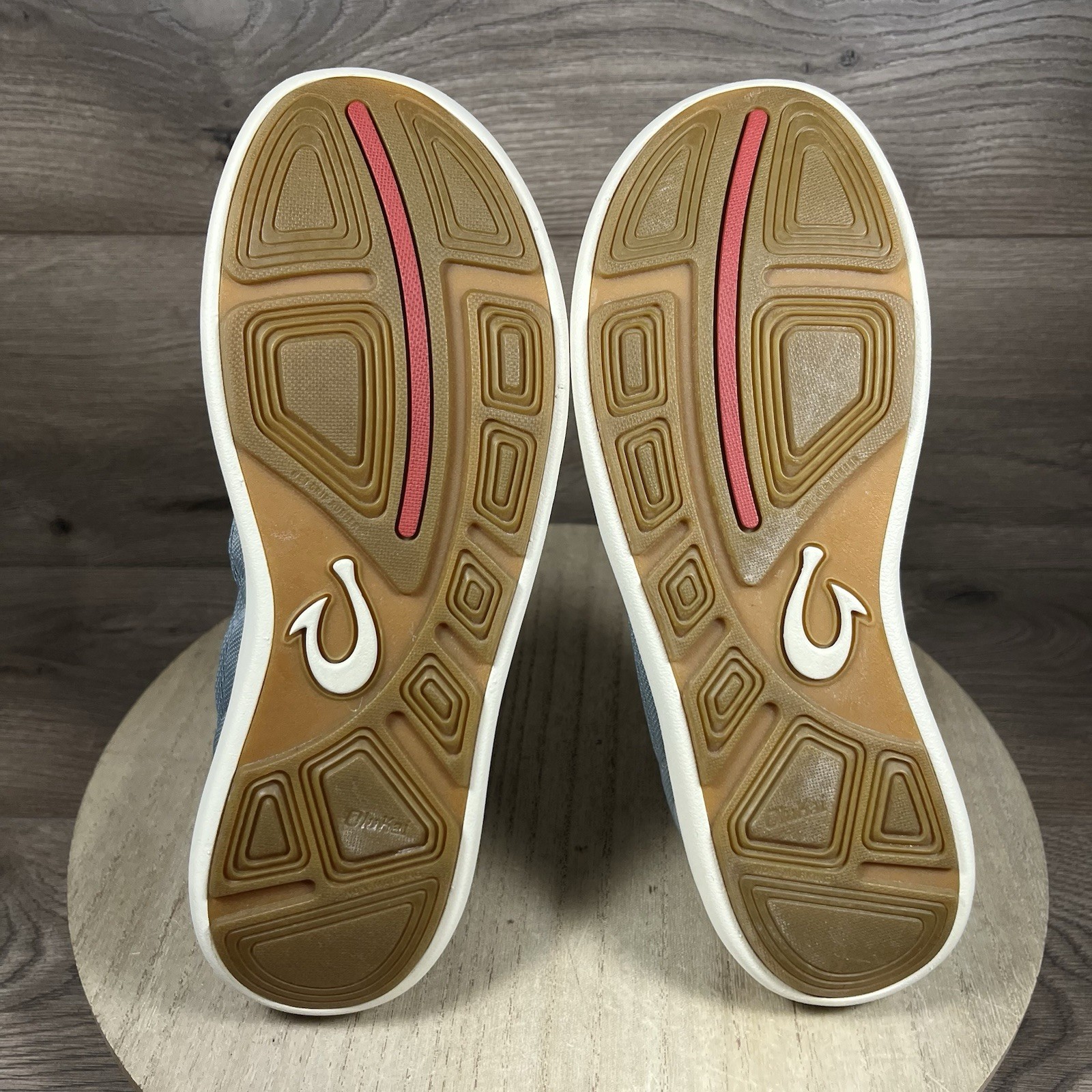 OluKai Moku Pae Shoes Gray Mesh Slip On Casual Mens Size 10 GREAT SHAPE