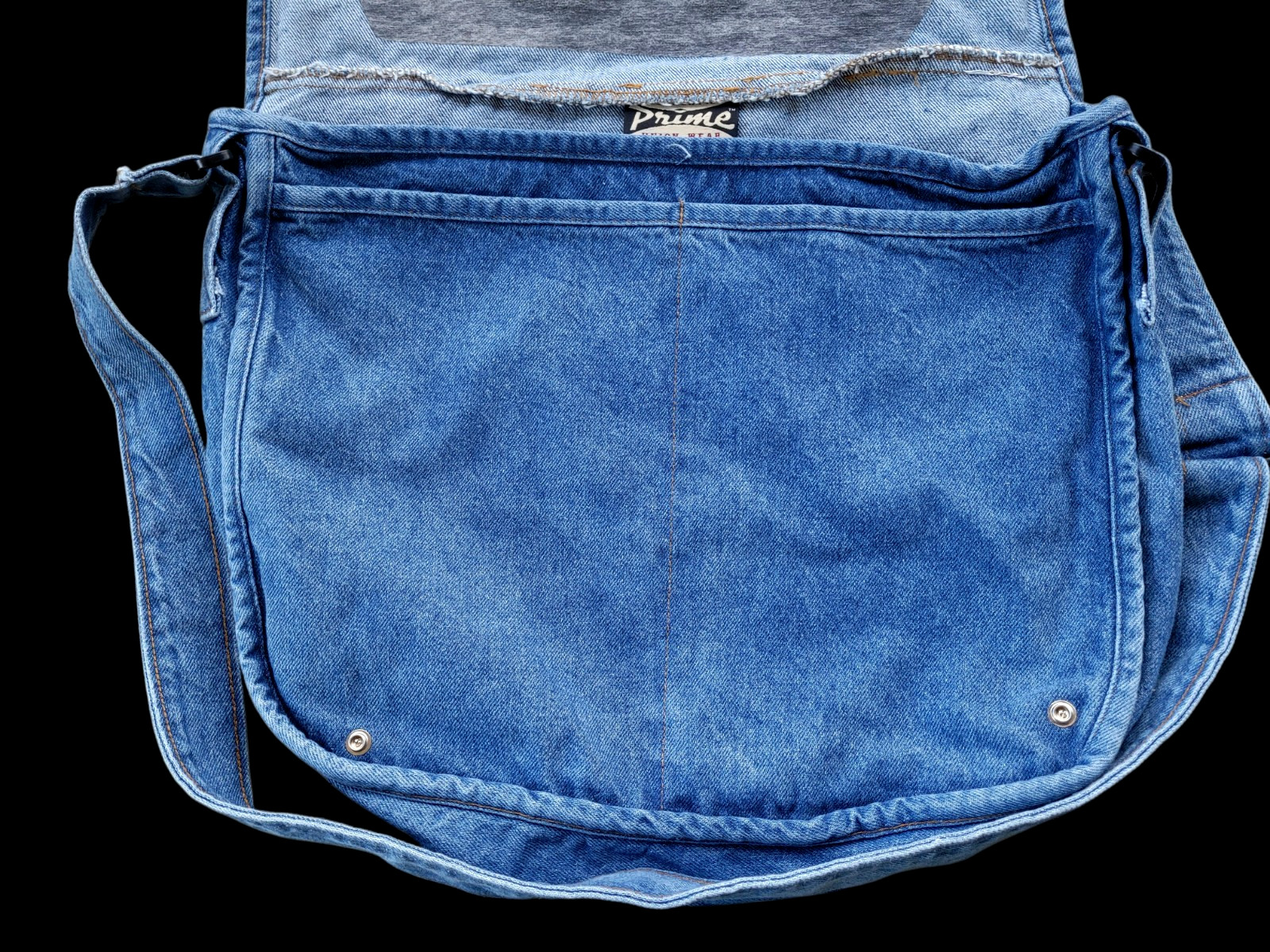 NWOT Authentic Prime Union Wear USA Denim GM Cadillac Embossed Mesenger Bag Y2K