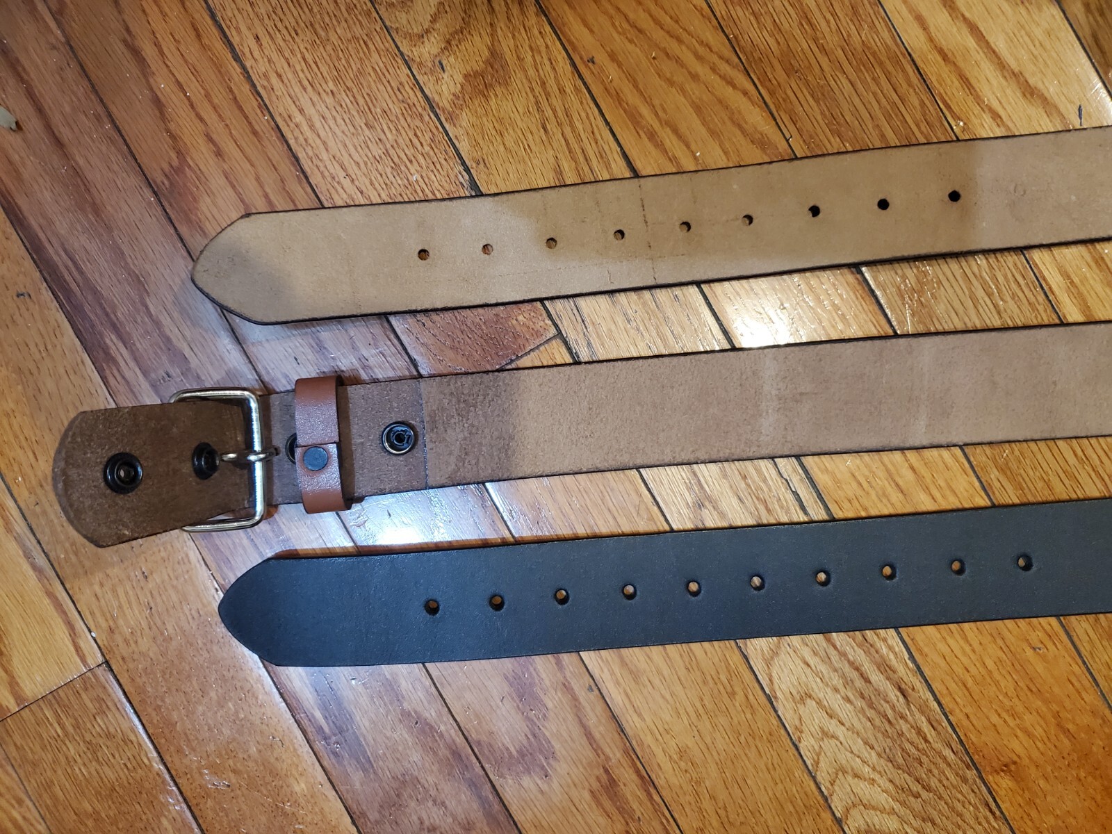 Genuine Leather Belt Strap Gun Holster CCW Work Belt 1.75″ or 4.5cm
