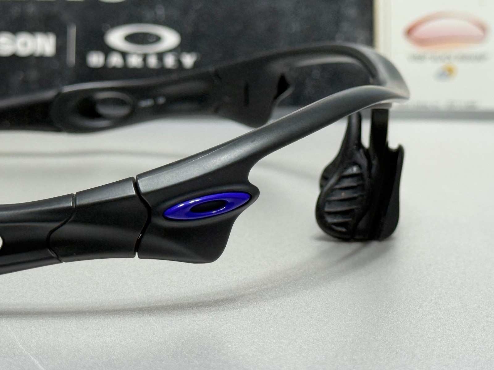 Oakley Radar Path Infinite Hero CARBON frame w/ Purple Icons – SKU# 24-275 132mm