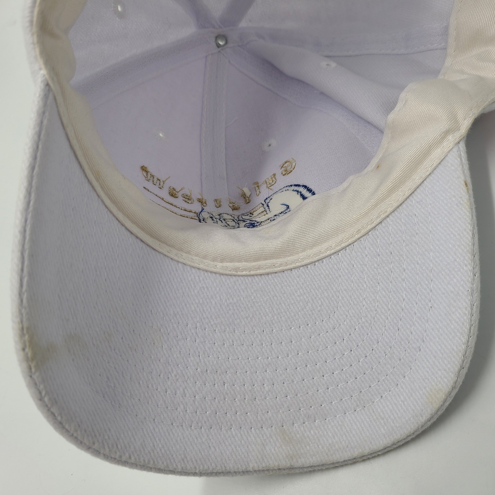 Vintage Gulfstream Hat Strapback White G200 Aviation Jet Plane Pilot Casual Men