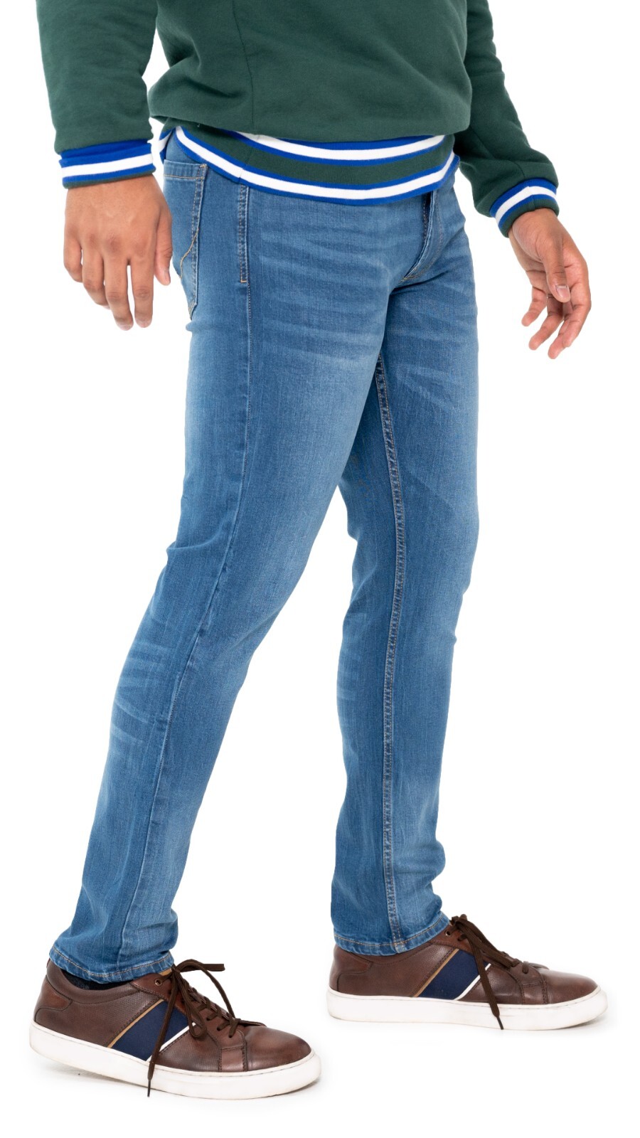 Men’s Skinny Stretch Comfy Slim Fit Jeans