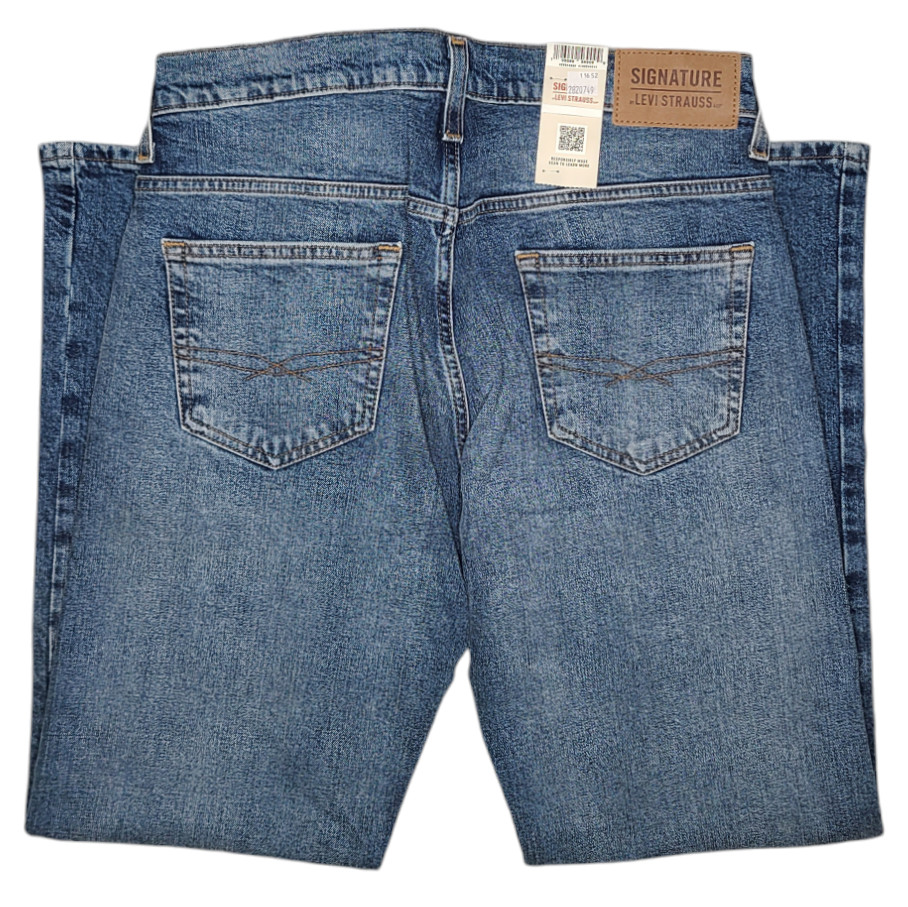 Signature By Levi Strauss & Co. #11652 NEW Men’s Flex Stretch Loose Jeans