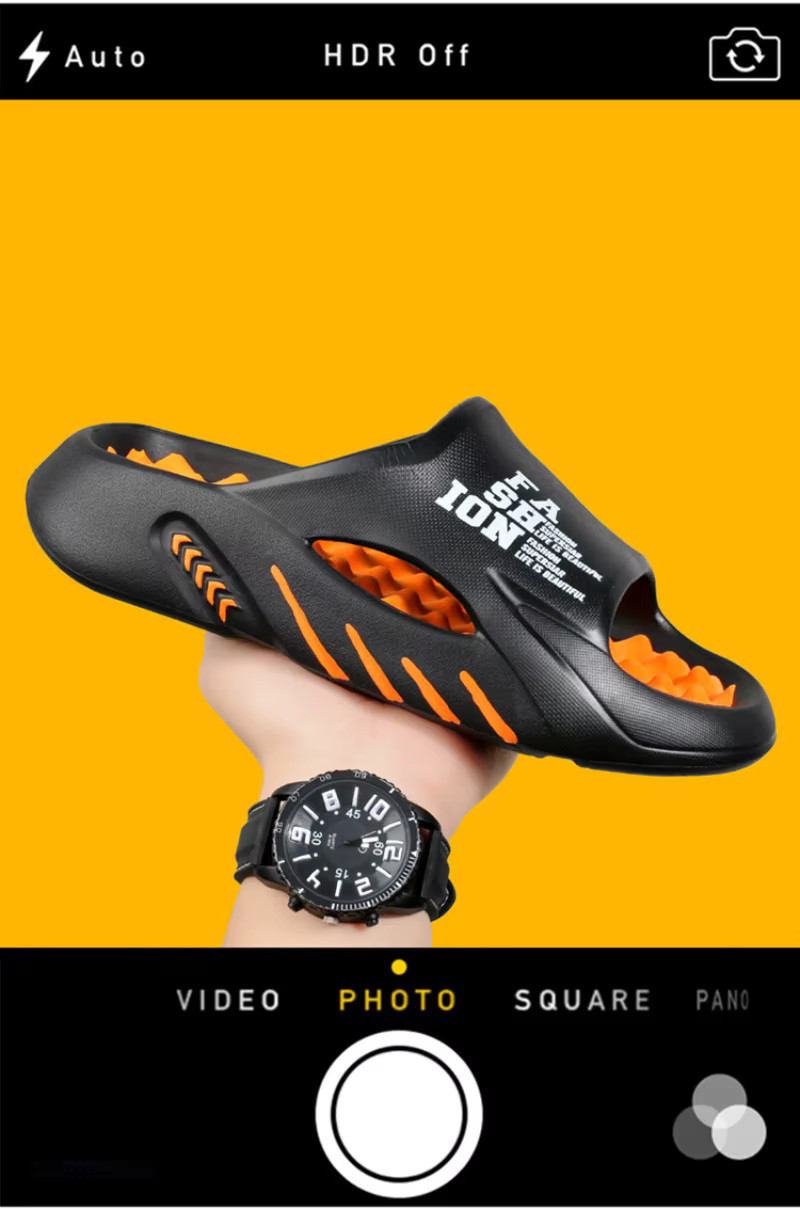 Men’s Summer Massage Slippers EVA Soft Sole Beach Slides Shoes Outdoor Gym Gift