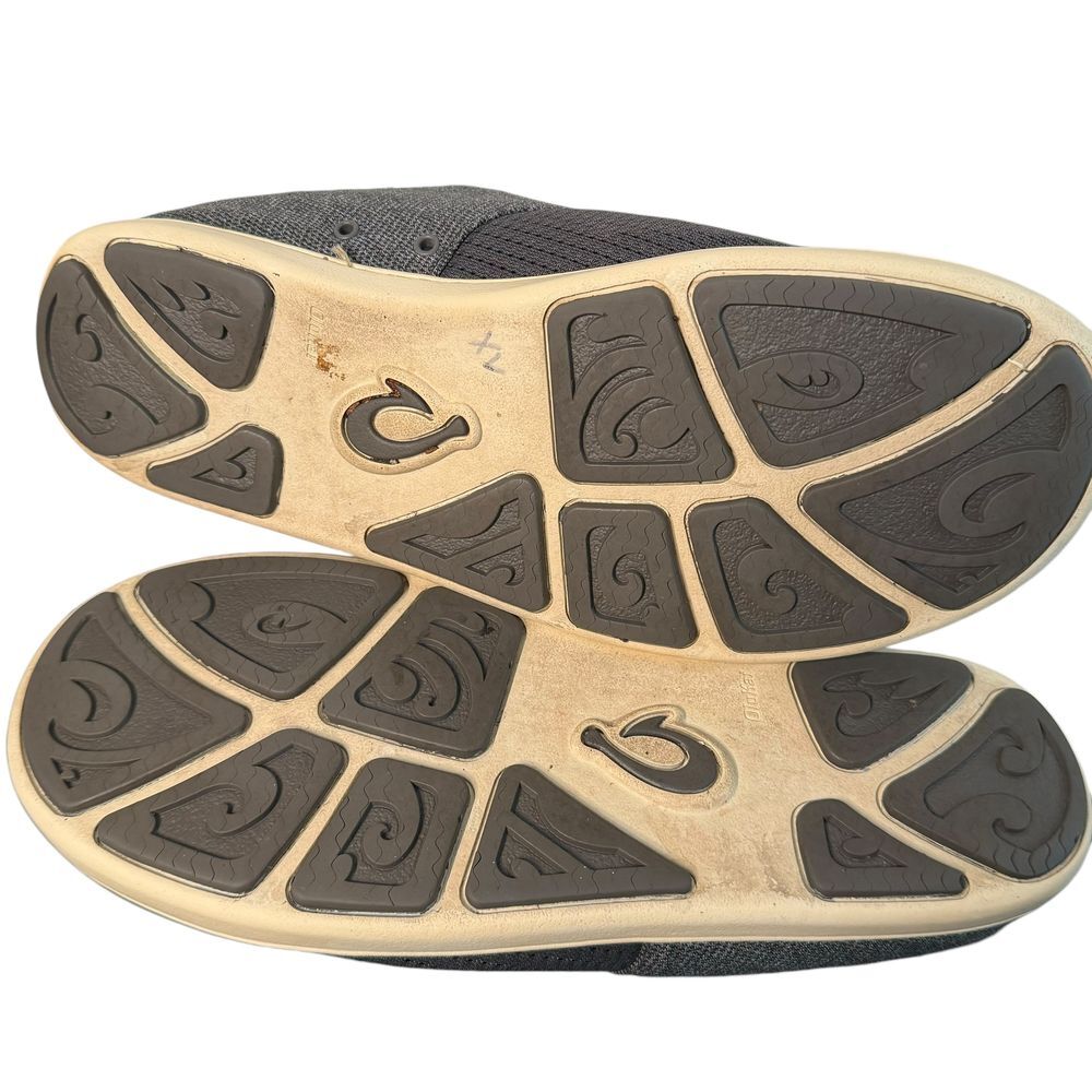 Olukai Nohea Moku Mens No Tie Boat Shoes Size 9 Quick Drying Slip On Beach