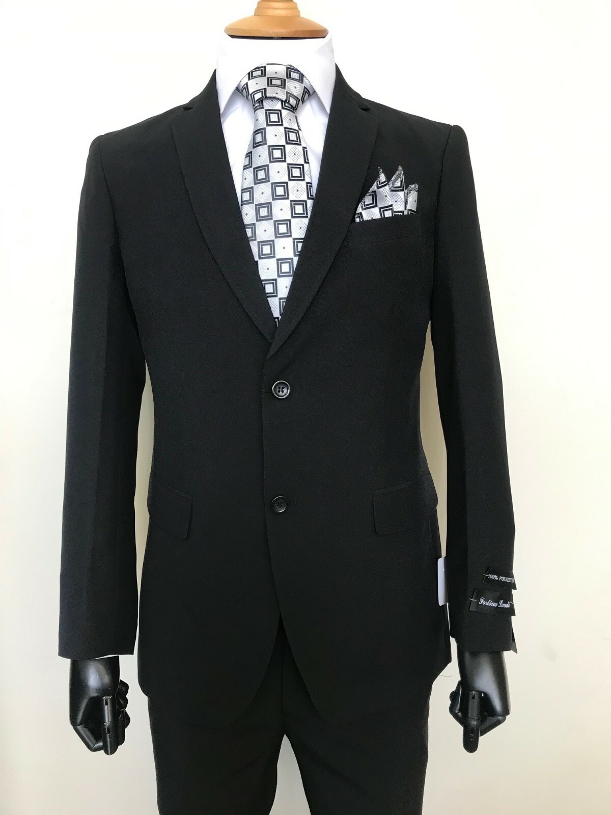 Men’s Formal Slim Fit Suit 2 Piece Two Button Solid Colors (10) Jacket & Pants