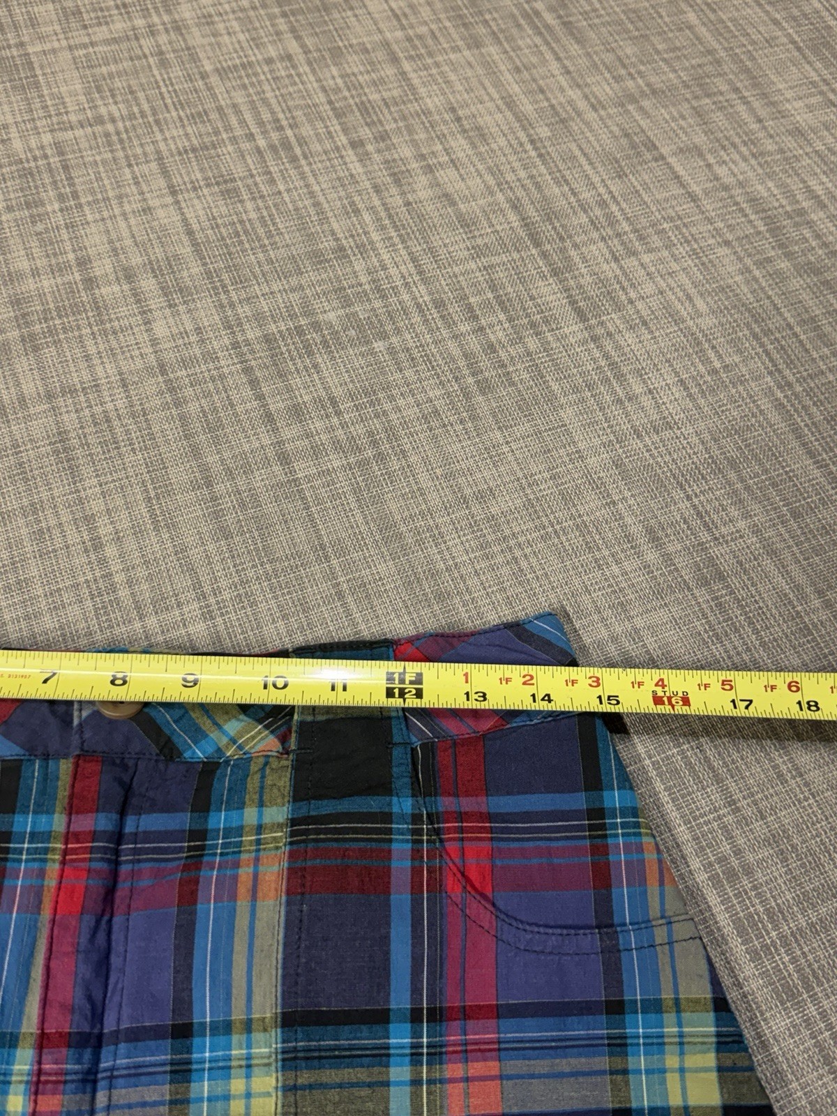 White Stag Plaid Skirt 10 With Shorts Underneath 29in waist Y2K Grunge