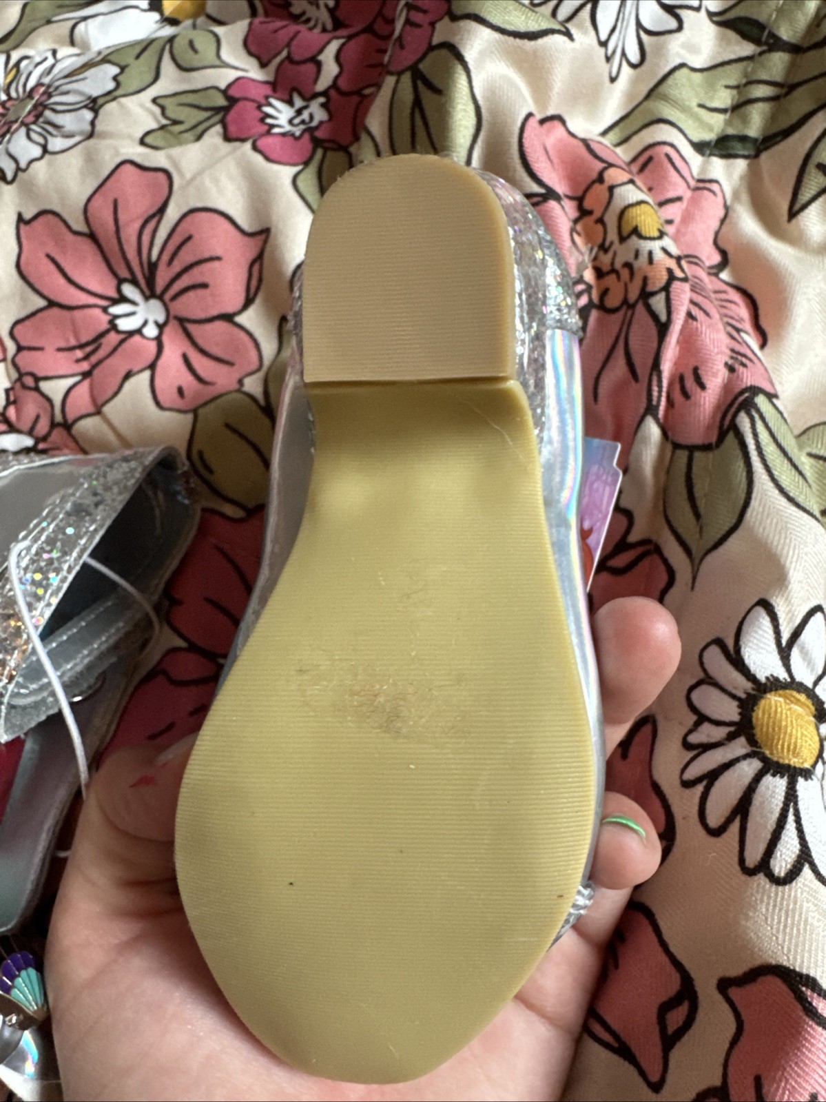 Disney Little Mermaid Ariel Toddler Girl Dress Up Shoes Sz 6 New Princess Ballet