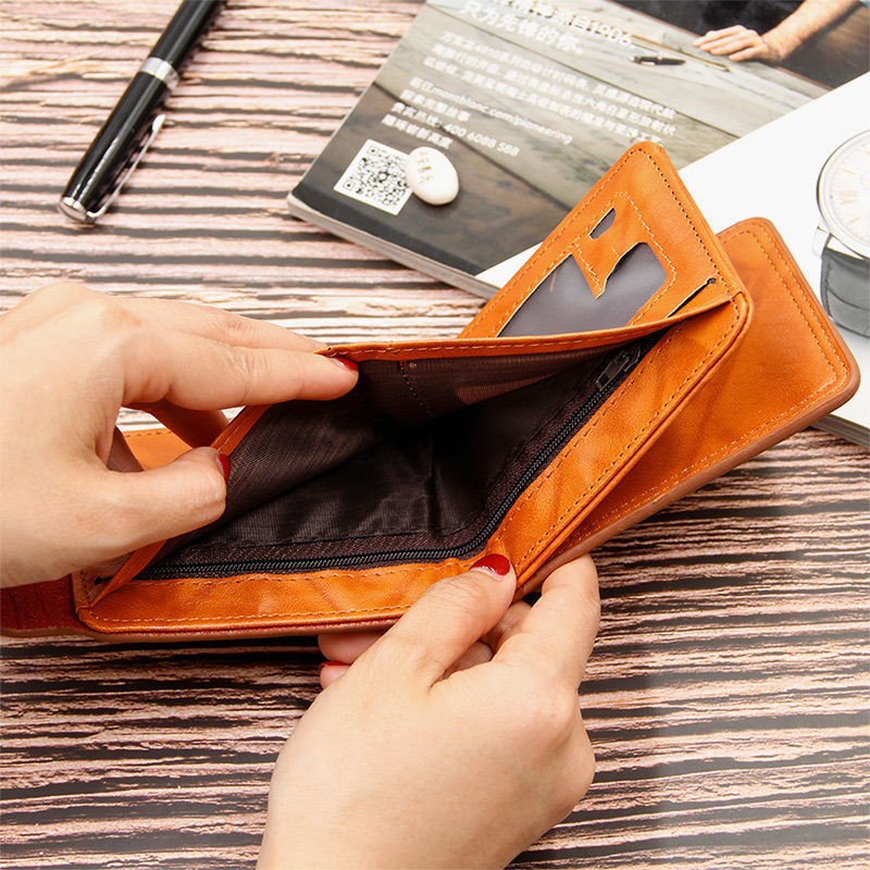 Men’s Novelty US 100 Dollar Wallet PU Leather Card Holder Bill Money Billfold US