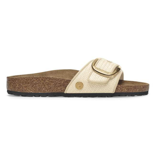 New Birkenstock Madrid Big Buckle Raffia Textile Sandals Unisex All Size EU