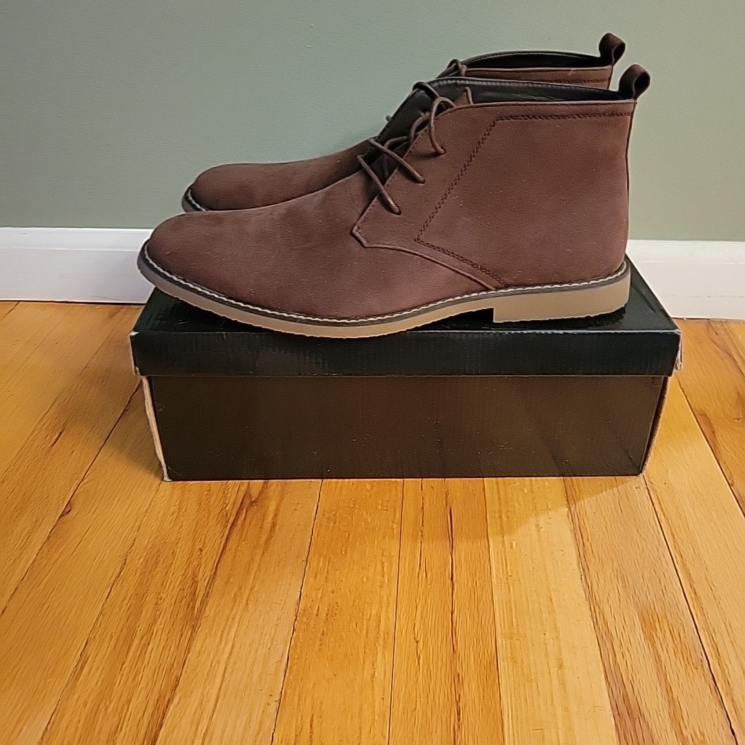 New Miko Lotti Buyer Pic Men’s Lace Up Boots Brown BF1302 size 11