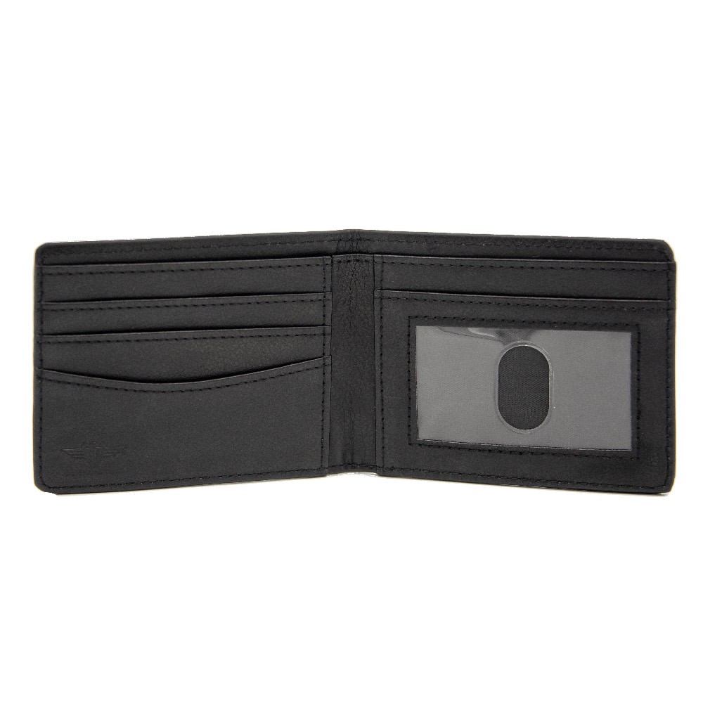 Bi-Fold Wallet The Original Star Trek Crew Poses and Icons Black/Multi Color