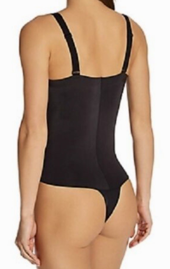 MAIDENFORM Power Players Control Black Thong Bodybriefer Women S M L XL 2XL 3XL