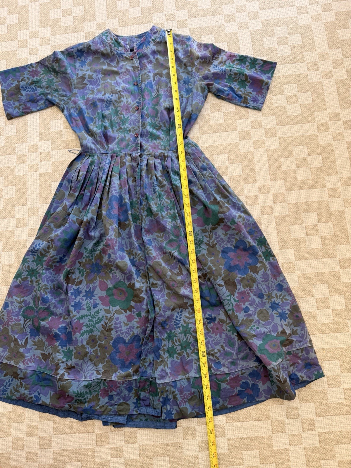 Vintage 50s 60s Countrywise Macshore Classics Dress XS Small 9/10 Cottagecore