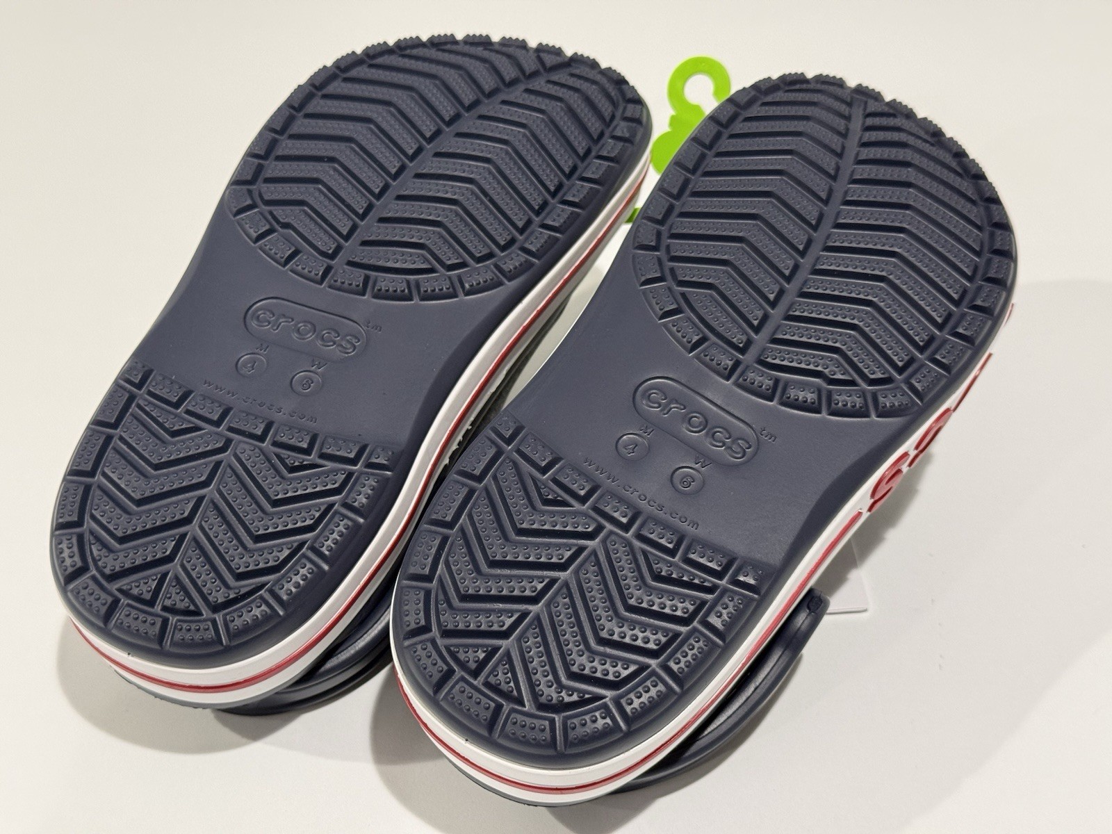 Crocs Bayaband Clog NAVY / PEPPER #205089-4CC Unisex Size US m4/w6~New W/O Box