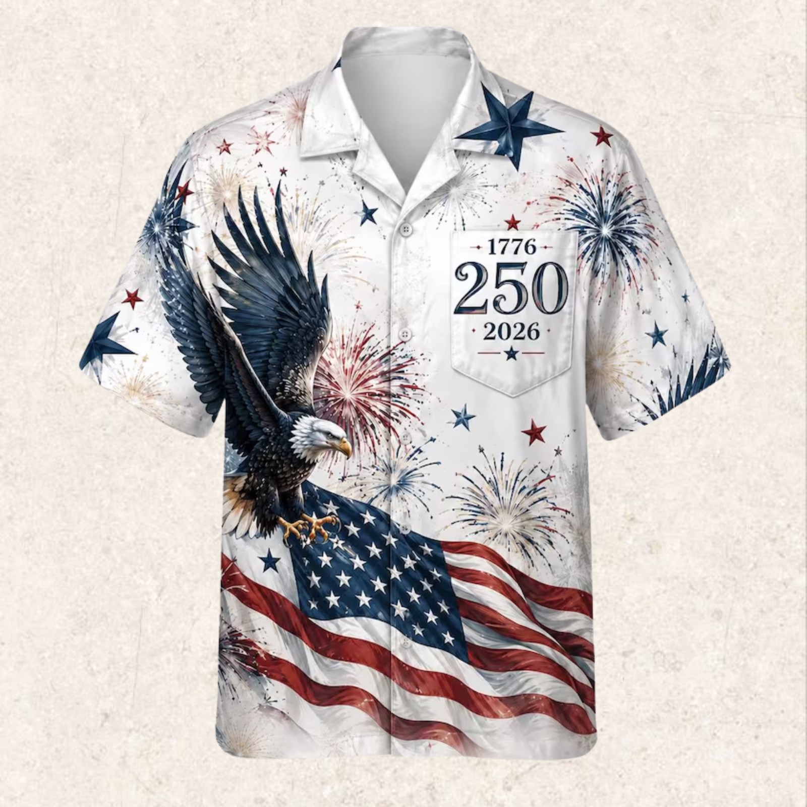 America 250th Anniversary Hawaiian Shirt