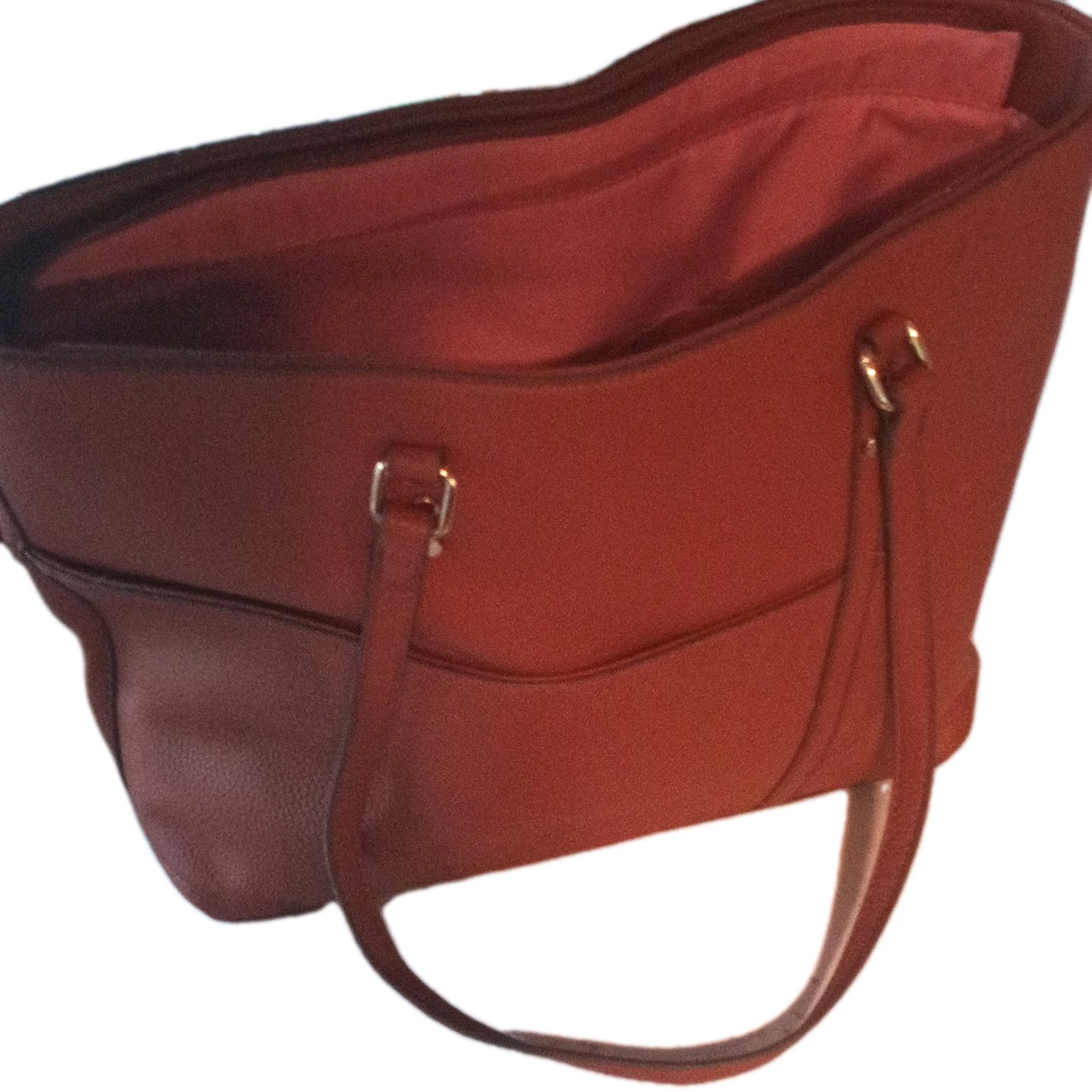 Sergio Valentino Women’s Medium Brown Pebbled Zip Shoulder Bag w/ Coin Purse