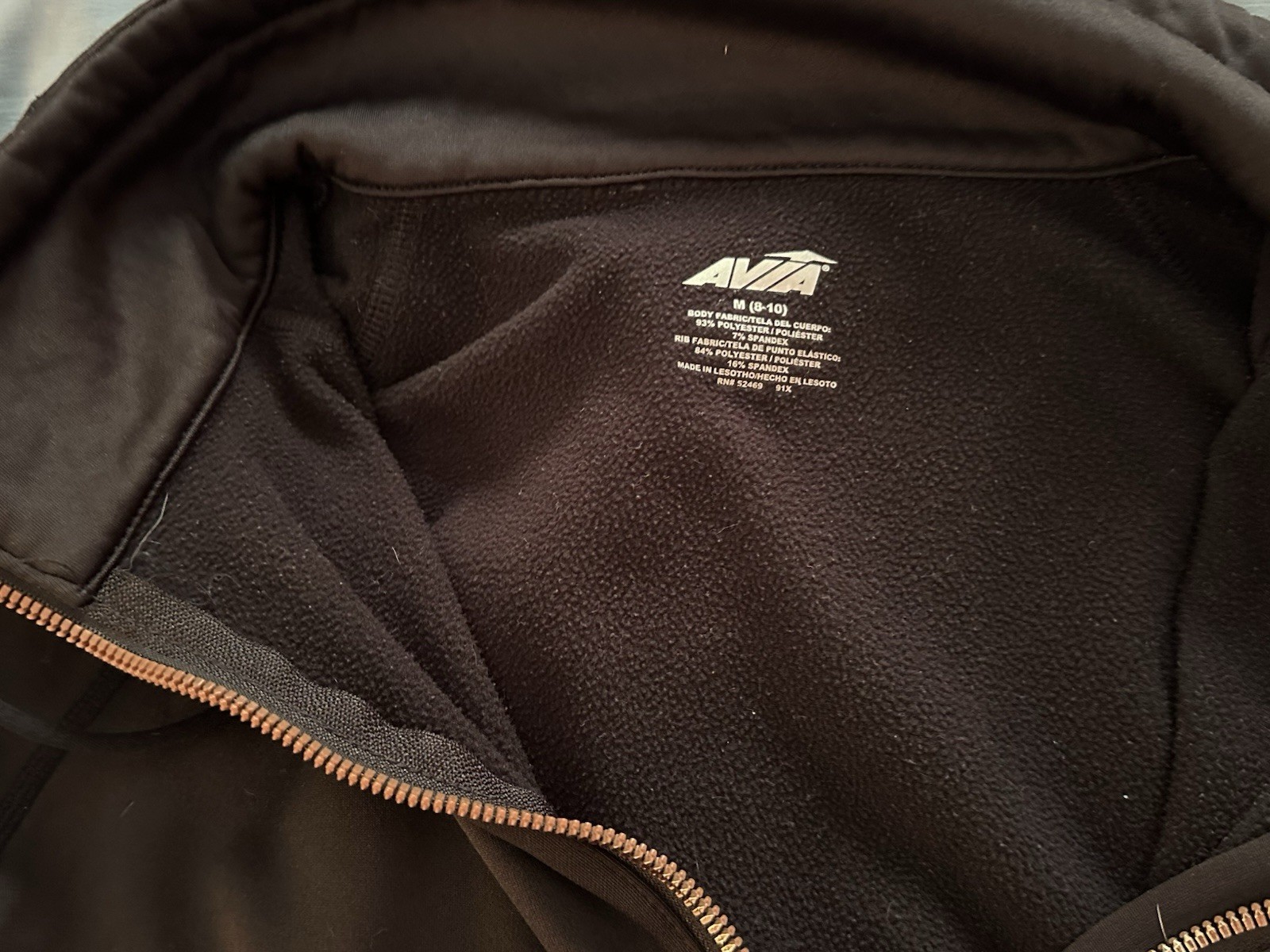 Black Avia half zip sweatshirt Size M #athleisure