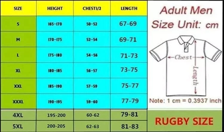South Africa 2025/26 Mens Home and Away Shirt Rugby Jersey S-5XL