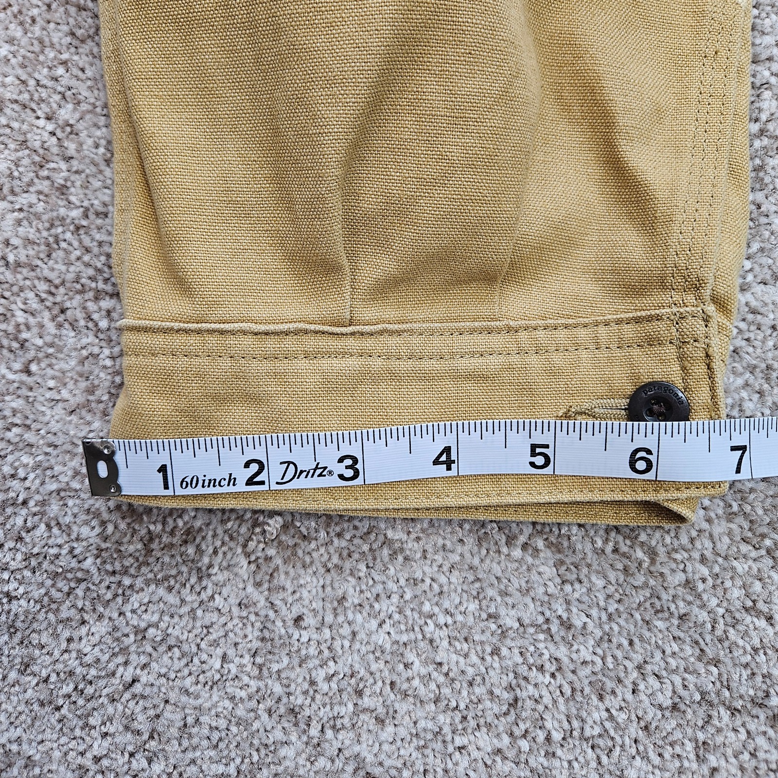 Patagonia All Seasons Hemp Canvas Double Knee Pants Women 18 Tan Workwear
